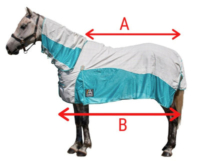 how to measure a horse for a rug